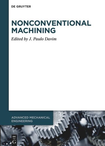 Nonconventional Machining J Paulo Davim Editor