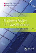 Business Basics For Law Students 4th Edition Robert W Hamilton