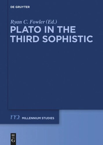 Plato In The Third Sophistic Ryan C Fowler Editor