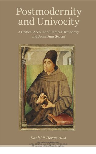 Postmodernity And Univocity Daniel P Horan