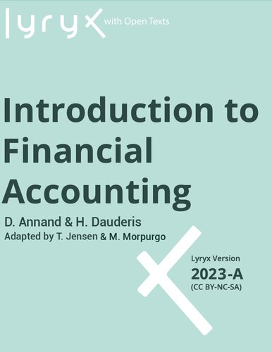 Introduction To Financial Accounting Henry Dauderis David Annand