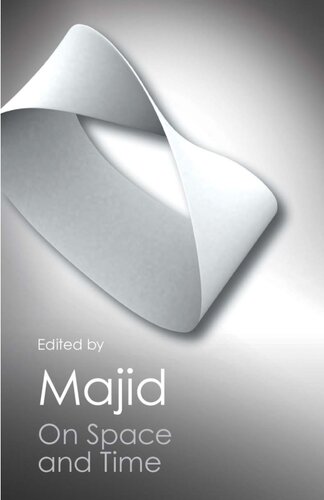 On Space And Time 1st Edition Shahn Majid Editor