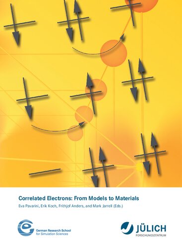 Correlated Electrons From Models To Materials 1st Edition Eva Pavarini