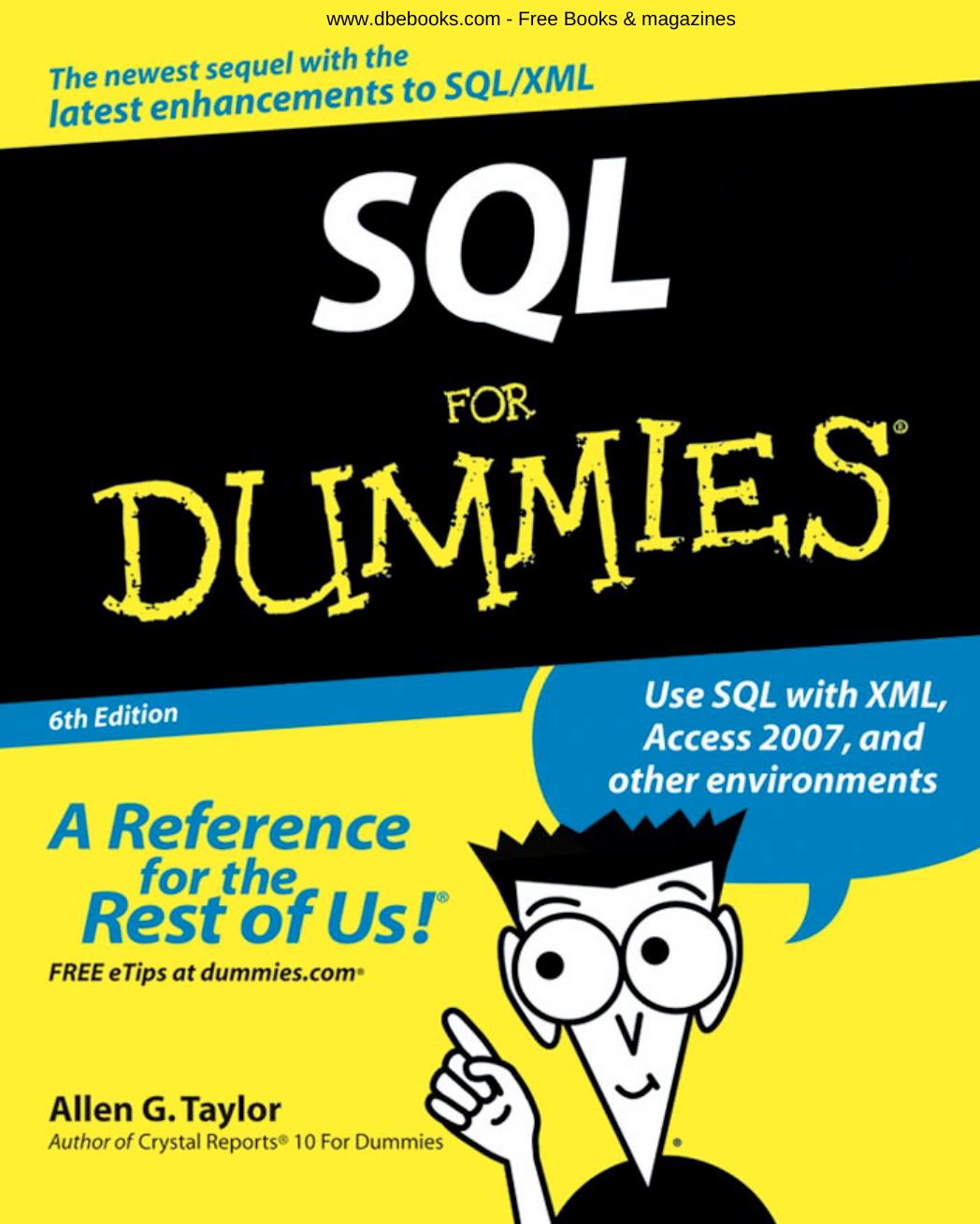 Sql For Dummies 6th Allen G Taylor