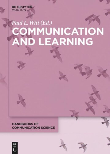 Communication And Learning Paul Witt Editor