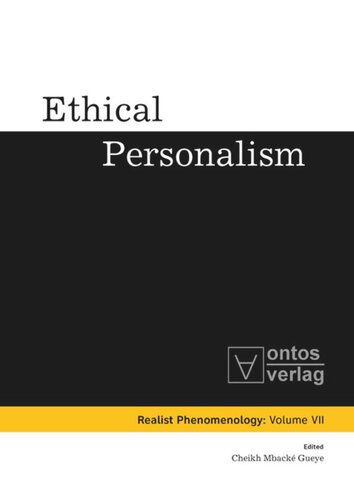 Ethical Personalism Cheikh Mbacke Gueye