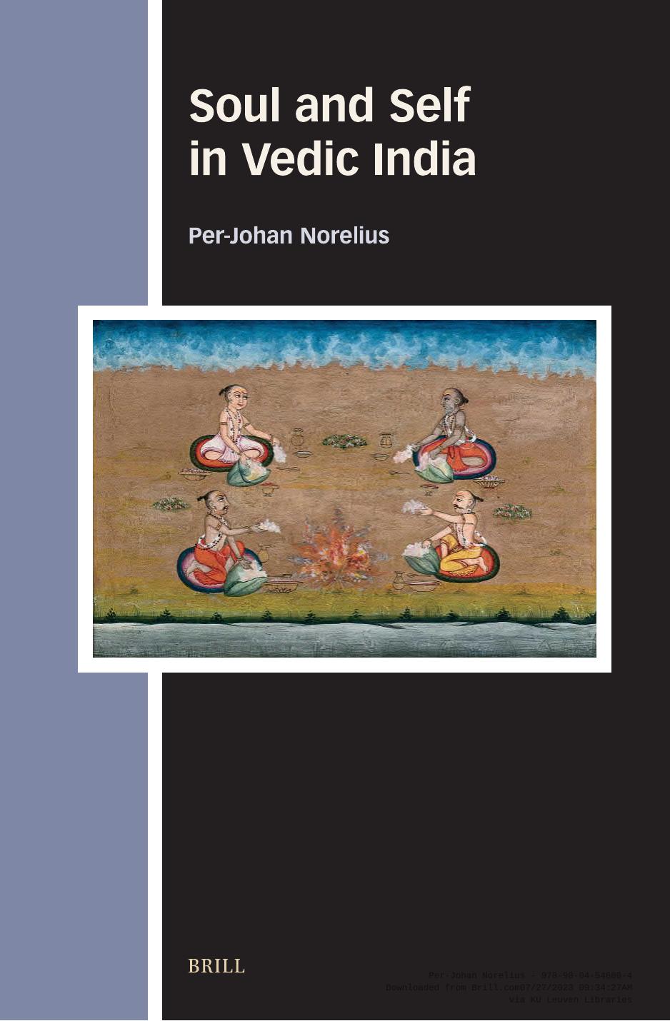 Soul And Self In Vedic India Perjohan Norelius