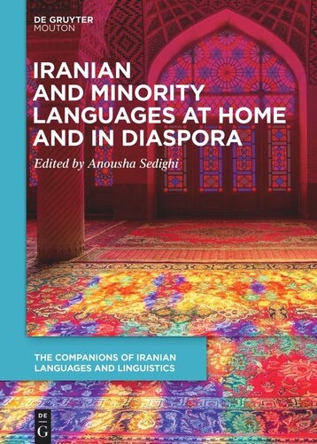 Iranian And Minority Languages At Home And In Diaspora Anousha Sedighi Editor