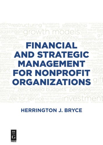 Financial And Strategic Management For Nonprofit Organizations Fourth Edition 4th Edition Herrington J Bryce