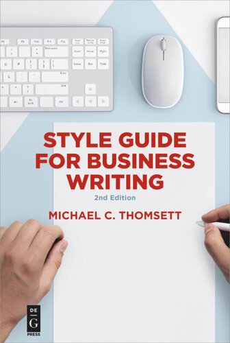 Style Guide For Business Writing Second Edition 2nd Edition