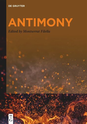 Antimony Montserrat Filella Editor