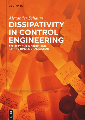 Dissipativity In Control Engineering Applications In Finite And Infinitedimensional Systems Alexander Schaum
