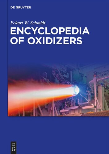 Encyclopedia Of Oxidizers Eckart W Schmidt