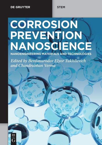 Corrosion Prevention Nanoscience Nanoengineering Materials And Technologies Berdimurodov Elyor Tukhlievich Editor Chandrabhan Verma Editor