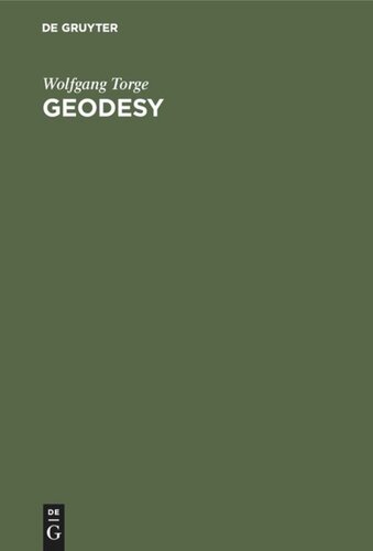 Geodesy 3rd Compl Rev And Extend Ed Wolfgang Torge