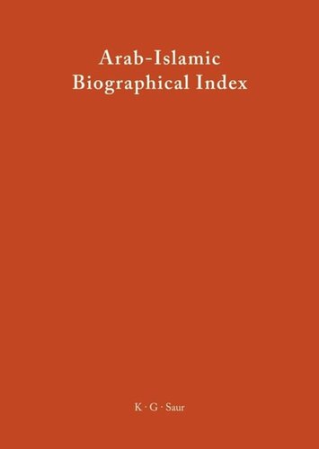 Arabislamic Biographical Index Jutta Cikar Mustafa Cikar