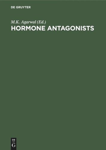 Hormone Antagonists Mk Agarwal