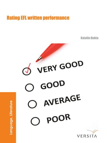 Rating Efl Written Performance Katalin Bukta