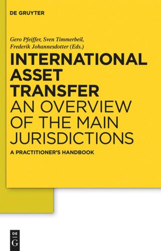 International Asset Transfer Gero Pfeiffer Sven Timmerbeil Frederik Johannesdotter
