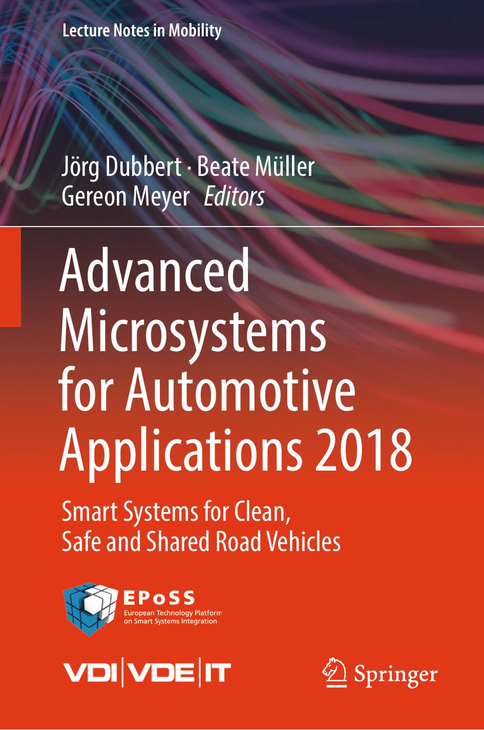 Advanced Microsystems For Automotive Applications 2018 Jrg Dubbert