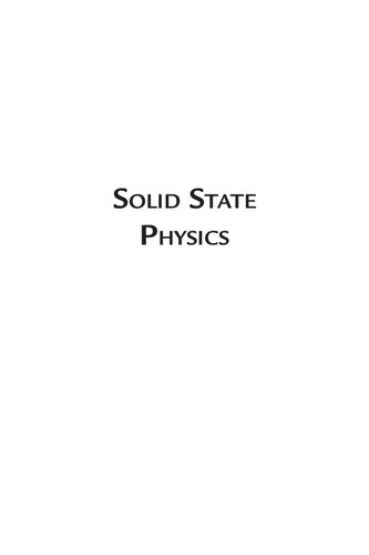 Solid State Physics From The Material Properties Of Solids To Nanotechnologies Essentials Of Physics Series Illustrated David Schmool Author