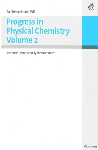 Progress In Physical Chemistry Vol2 Rolf Hempelmann