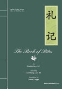 The Book Of Rites Englishchinese Version Confucio