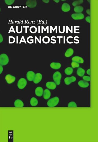 Autoimmune Diagnostics Harald Renz Editor
