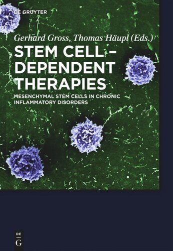 Stem Celldependent Therapies Mesenchymal Stem Cells In Chronic Inflammatory Disorders Gerhard Gross