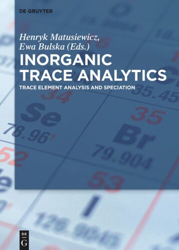 Inorganic Trace Analytics Trace Element Analysis And Speciation
