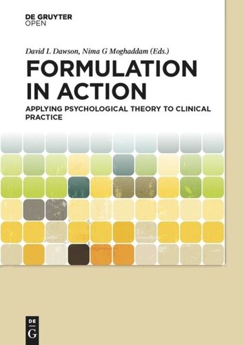 Formulation In Action Applying Psychological Theory To Clinical Practice David Dawson Nima Moghaddam