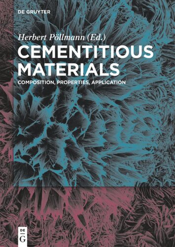 Cementitious Materials Composition Properties Application