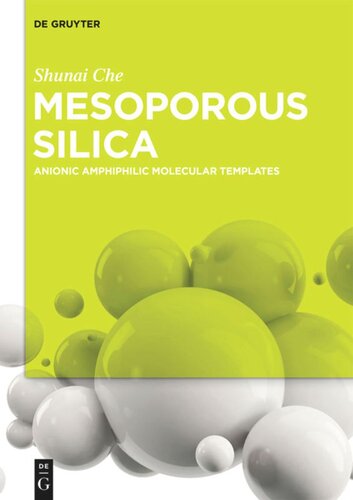 Mesoporous Silica Anionic Amphiphilic Molecular Templates Shunai Che