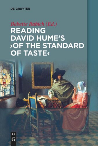 Reading David Humes Of The Standard Of Taste Babette Babich Editor