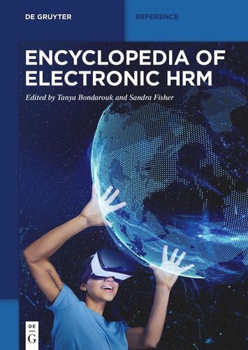 Encyclopedia Of Electronic Hrm Tanya Bondarouk Editor Sandra Fisher Editor