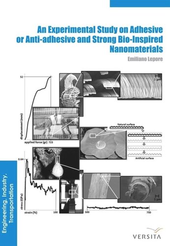 An Experimental Study On Adhesive Or Antiadhesive Bioinspired Experimental Nanomaterials Emiliano Lepore Nicola Pugno