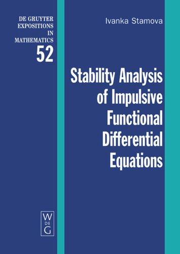 Stability Analysis Of Impulsive Functional Differential Equations Ivanka Stamova