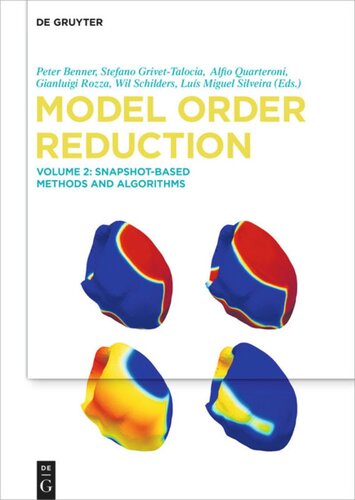 Model Order Reduction Volume 2 Snapshotbased Methods And Algorithms