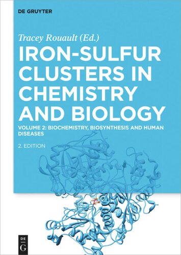 Ironsulfur Clusters In Chemistry And Biology Volume 2 Biochemistry Biosynthesis And Human Diseases 2nd Edition