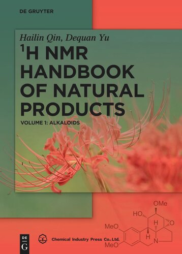 H Nmr Handbook Of Natural Products Volume 1 Alkaloids