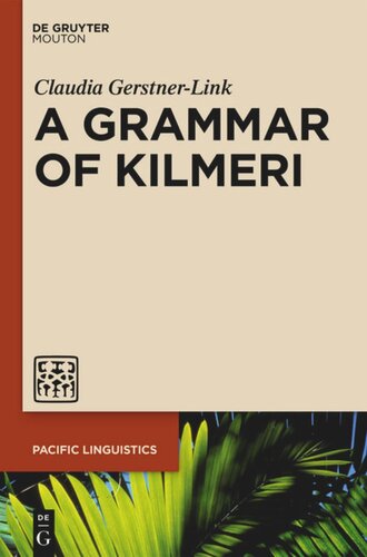 A Grammar Of Kilmeri Claudia Gerstnerlink