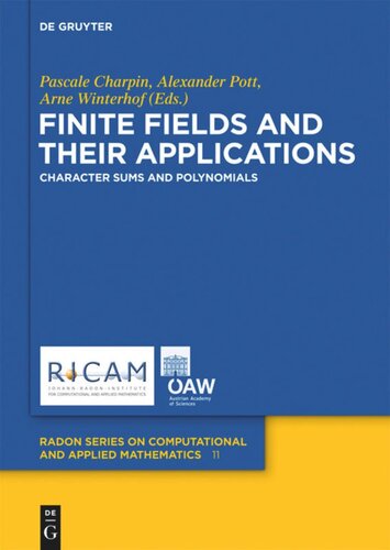 Finite Fields And Their Applications Character Sums And Polynomials