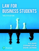 Law For Business Students 12th Edition 12th Alix Adams Stephanie Caplan