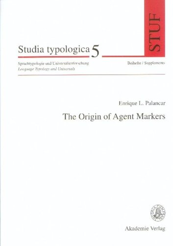 The Origin Of Agent Markers Enrique L Palancar
