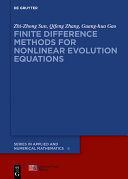 Finite Difference Methods For Nonlinear Evolution Equations Zhizhong Sun Qifeng Zhang Guanghua Gao