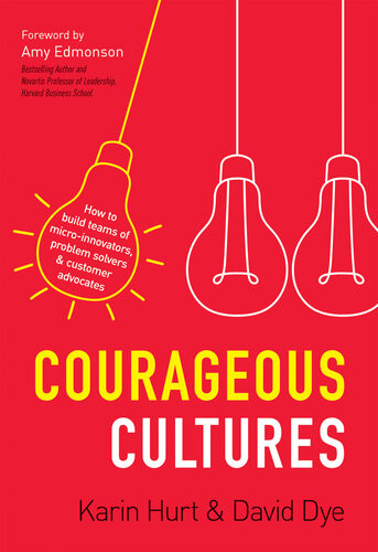 Courageous Cultures How To Build Teams Of Microinnovators Problem Solvers And Customer Advocates Karin Hurt David Dye