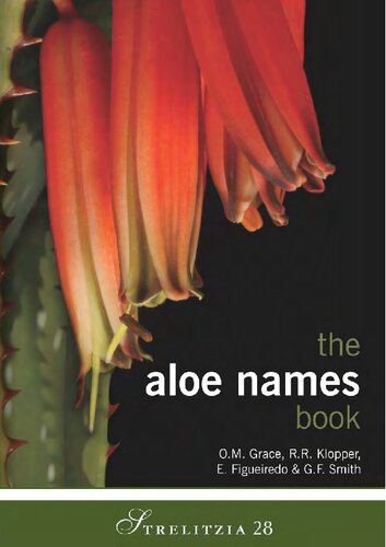 The Aloe Names Book Olwen M Grace