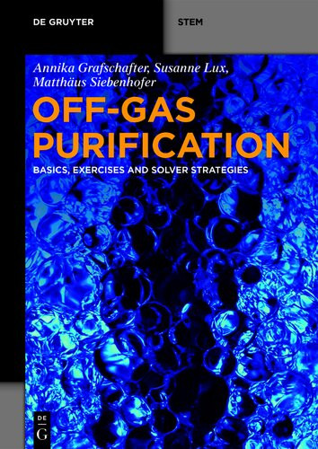 Offgas Purification Basics Exercises And Solver Strategies Annika Grafschafter Susanne Lux Matthus Siebenhofer
