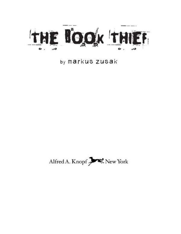 The Book Thief Markus Zusak