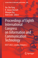 Proceedings Of Eighth International Congress On Information And Communication Technology Icict 2023 London Voume 2 Xinshe Yang